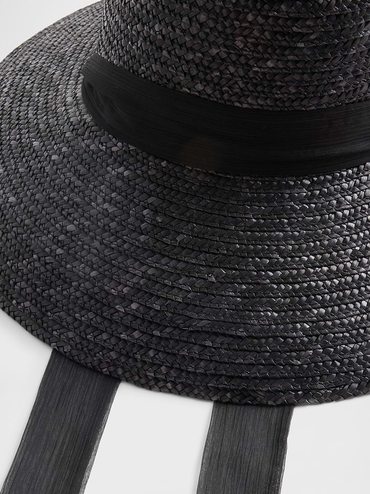 Image number 4 showing, Wide Brim Straw Hat