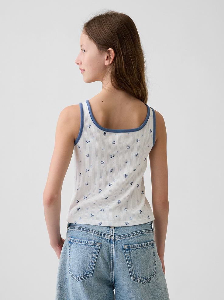 Image number 3 showing, Kids Pointelle Tank Top