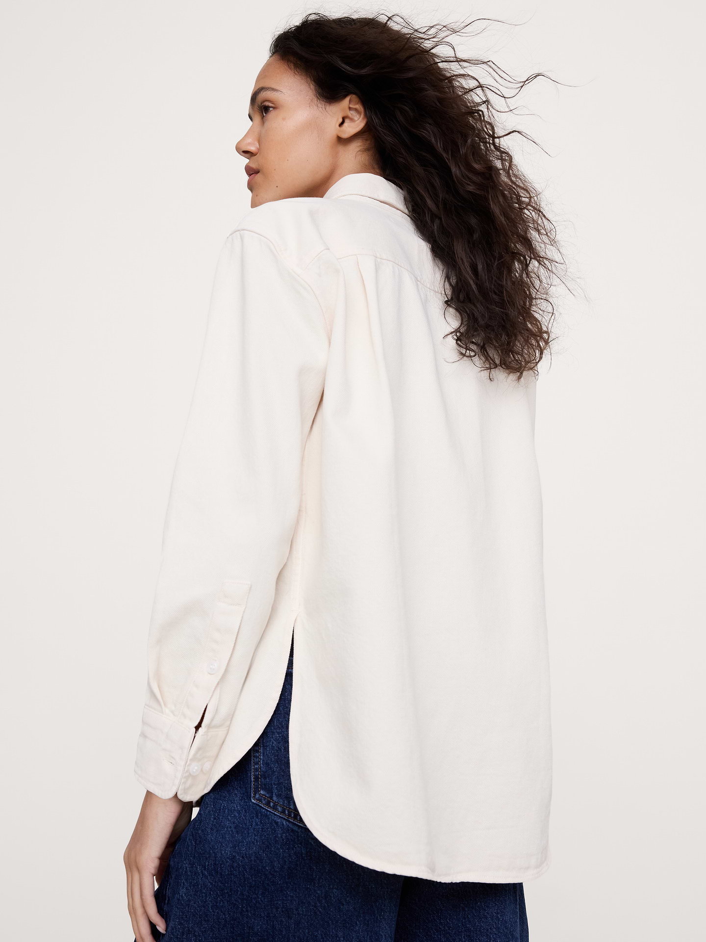 Image number 2 showing, The Oversized Denim Shirt