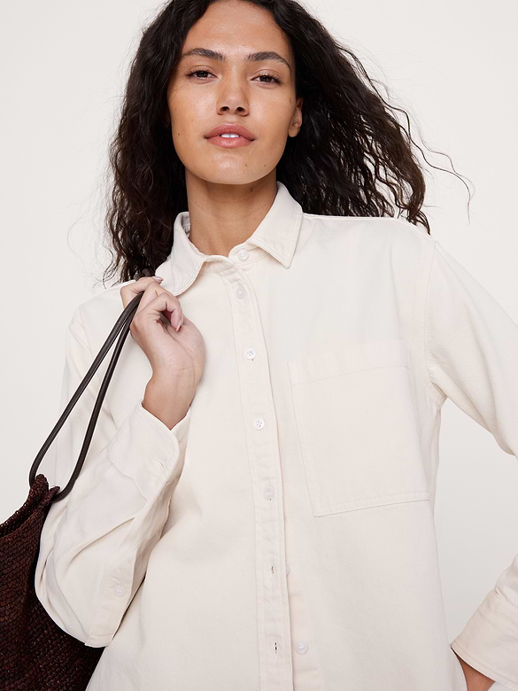 The Oversized Denim Shirt
