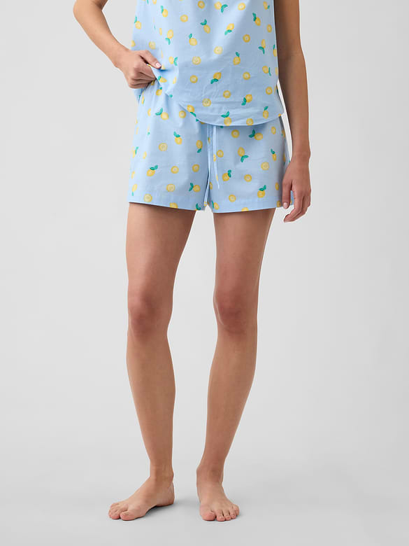 Poplin PJ Shorts