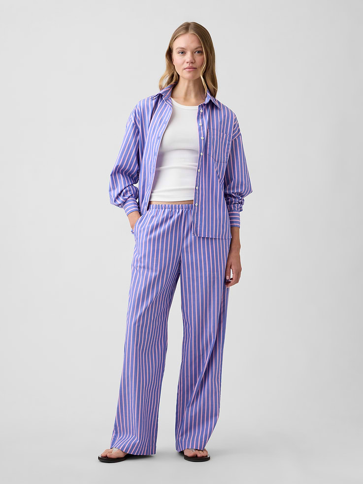 Image number 3 showing, Oversized Shirt in Poplin