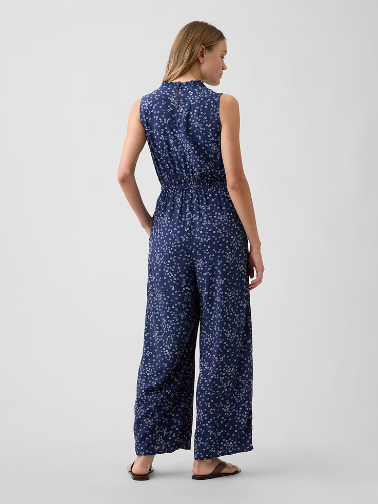 Image number 2 showing, Sleeveless Wide-Leg Jumpsuit