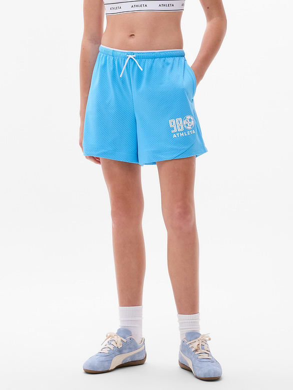 Athleta Girl Gamechanger Mesh 4" Short