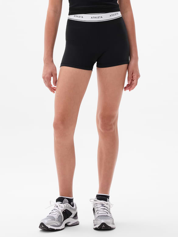 Athleta Girl Chit Chat Logo Short
