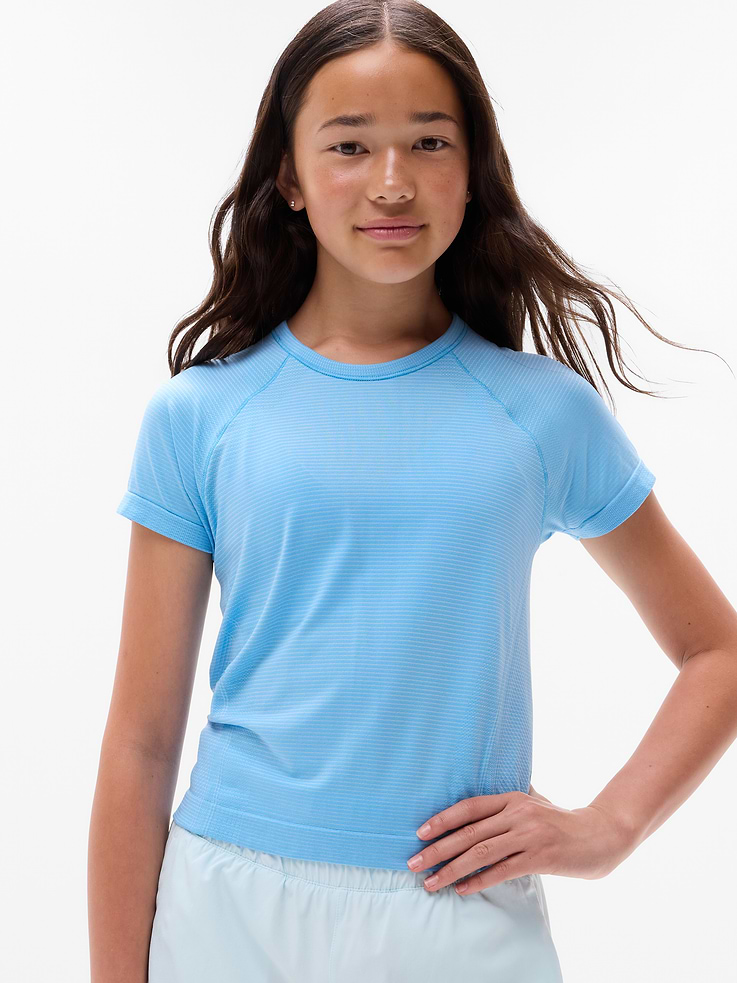 Image number 1 showing, Athleta Girl Power Up Sport Length Tee