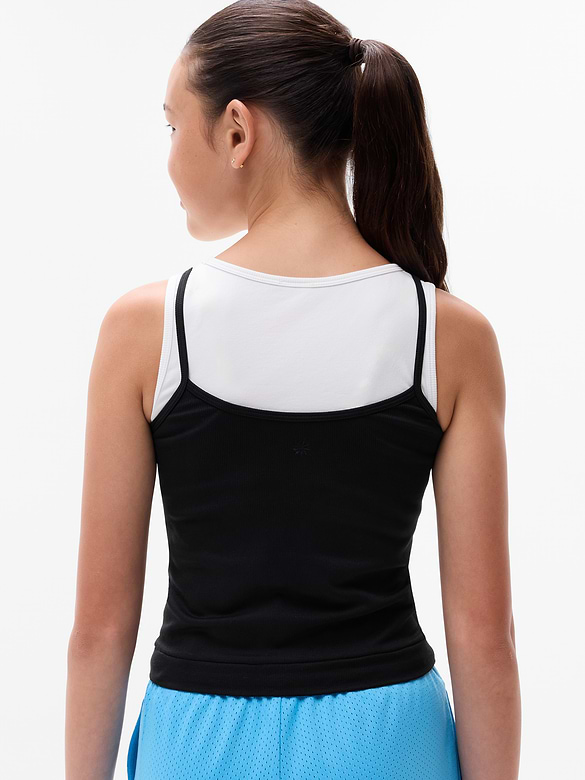 Athleta Girl Rise Above Rib Double Up Tank