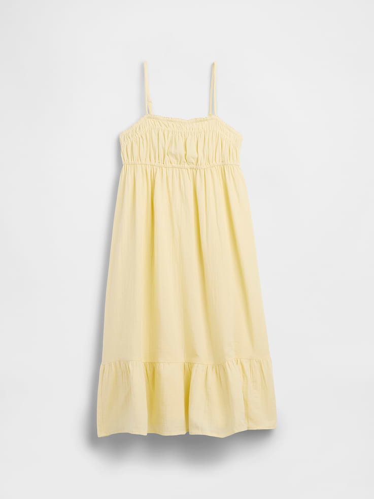 Image number 2 showing, Kids Cotton Gauze Midi Dress