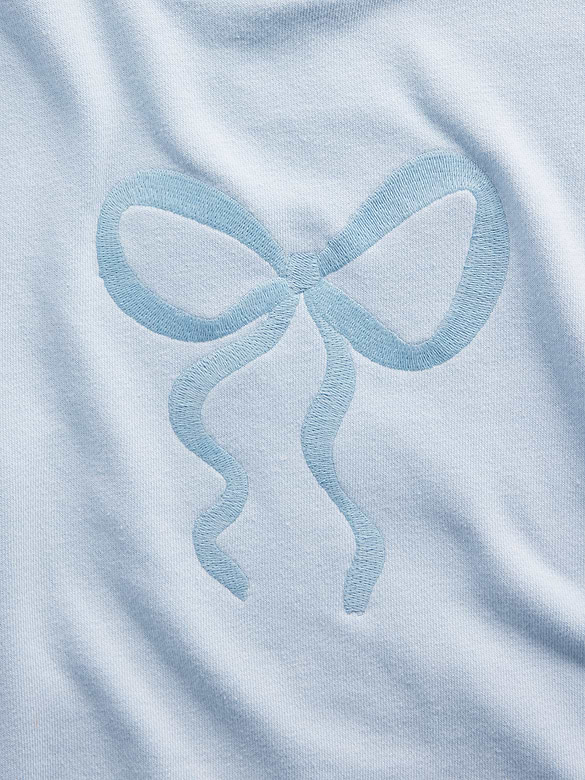 Chandail en jersey bouclette VintageDoux surdimensionné à imprimé pour Enfant