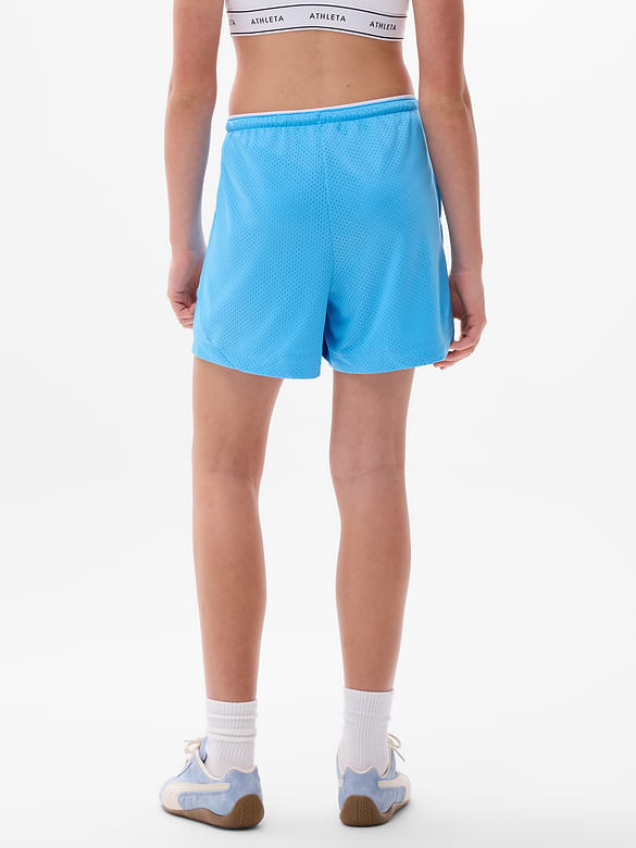 Athleta Girl Gamechanger Mesh 4" Short