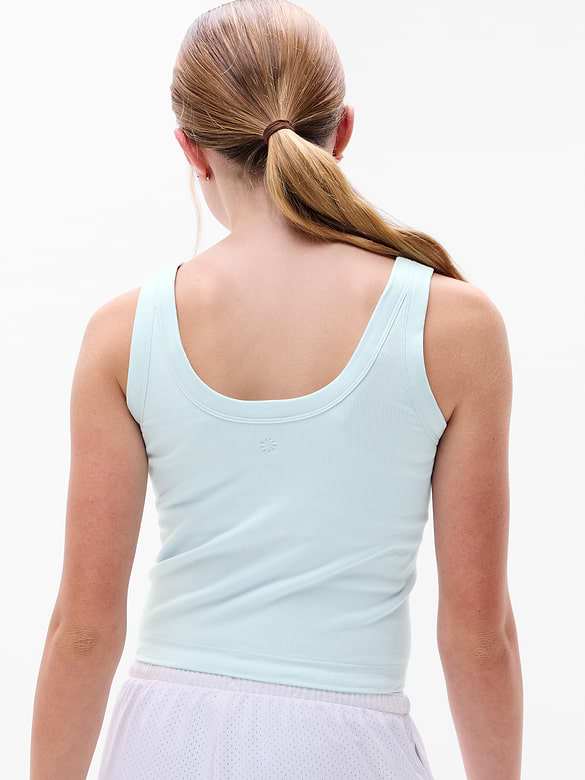 Athleta Girl Rise Above Rib Scoop Tank