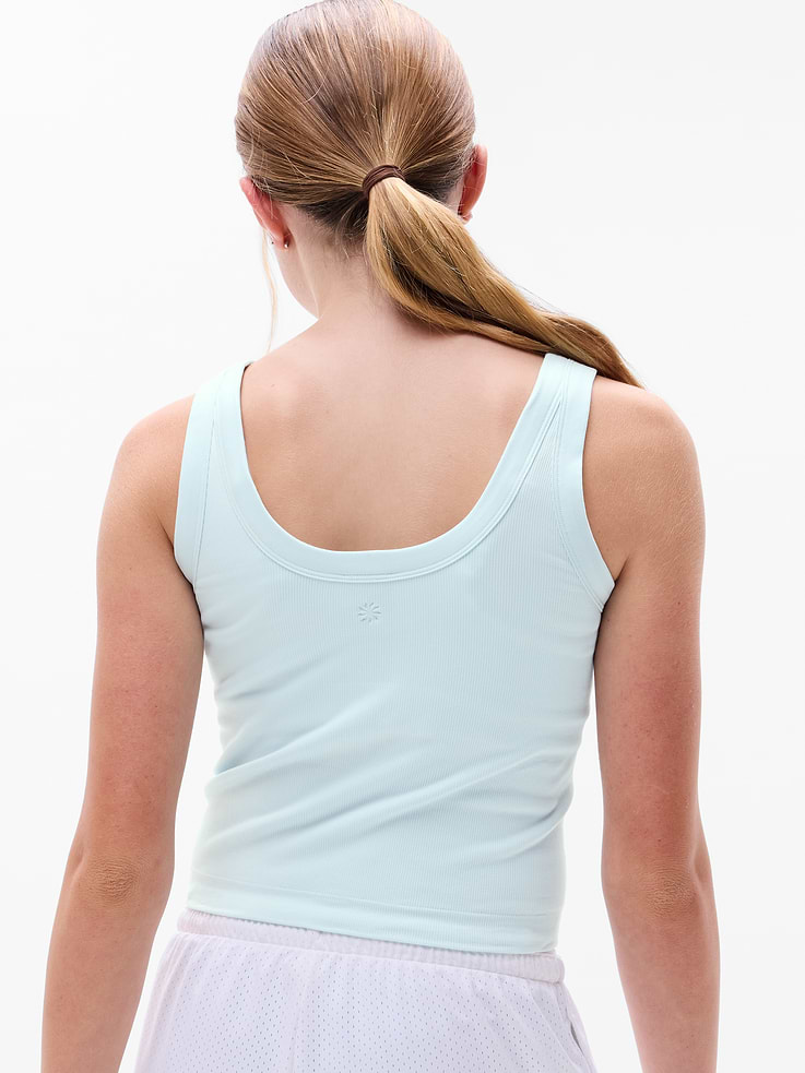 Image number 3 showing, Athleta Girl Rise Above Rib Scoop Tank