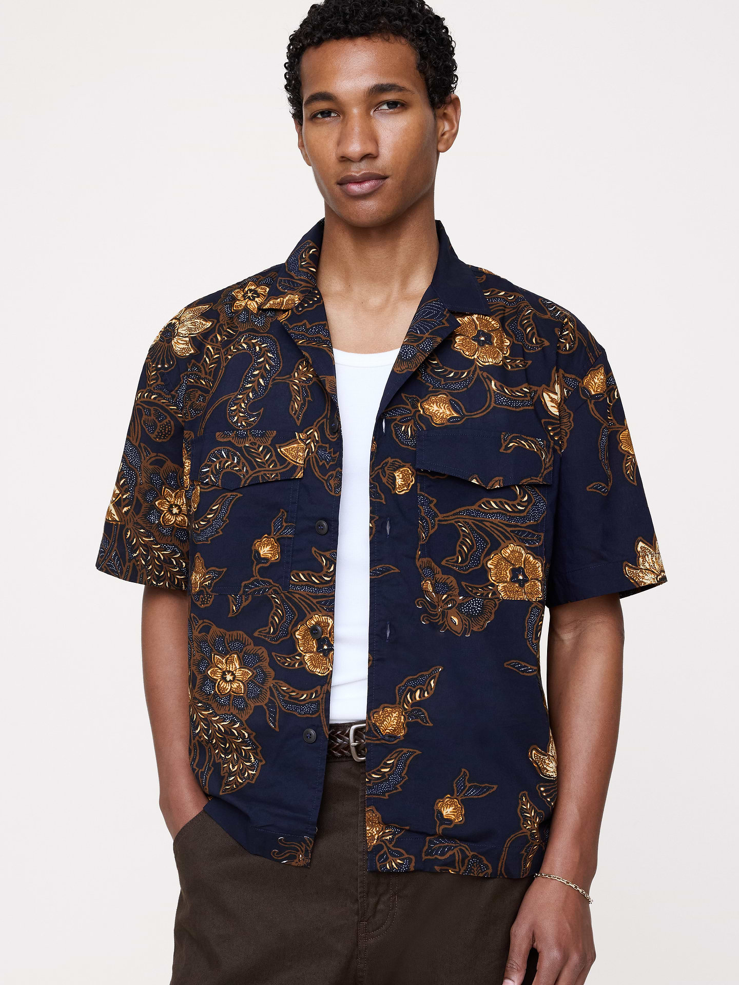 Image number 1 showing, Archive Reissue Relaxed-Fit Cotton Poplin Shirt