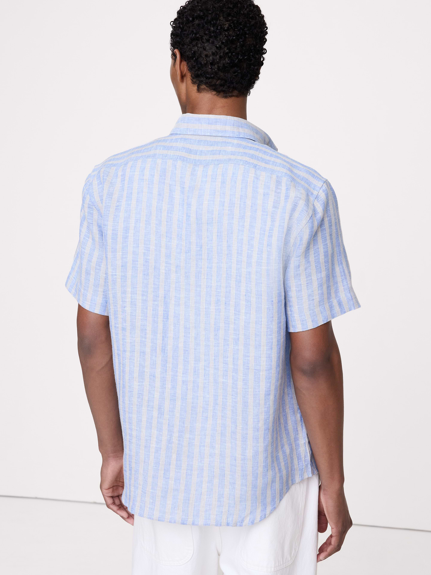 Image number 5 showing, Standard-Fit Linen Short-Sleeve Shirt