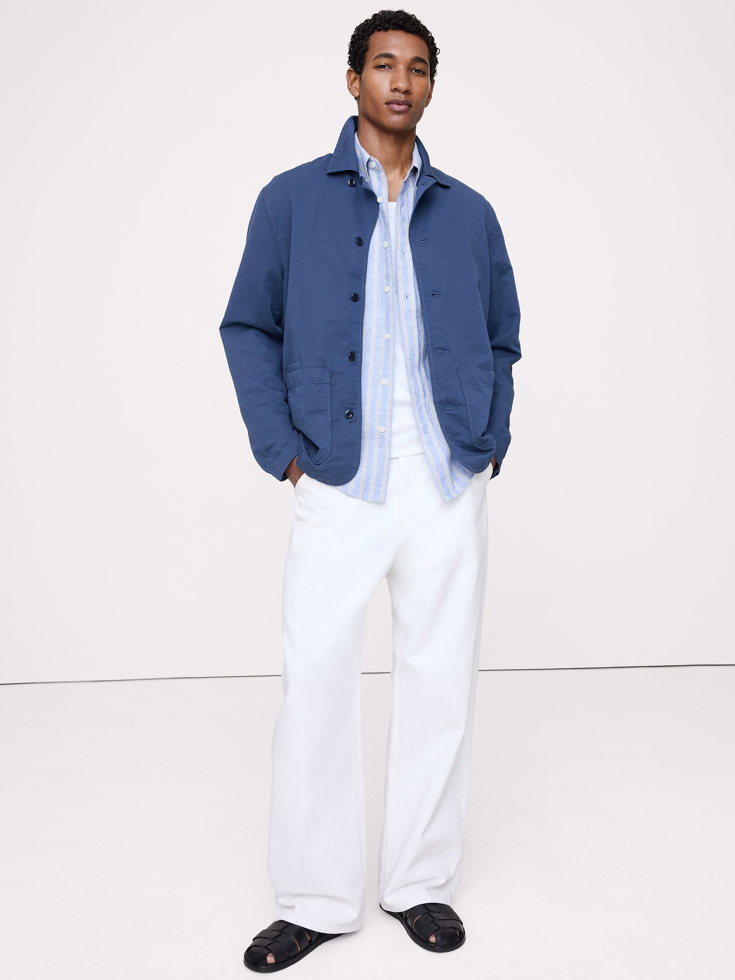 Image number 6 showing, Standard-Fit Linen Short-Sleeve Shirt