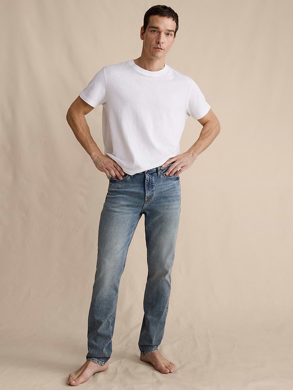 Jean Voyageur luxueux à coupe étroite
