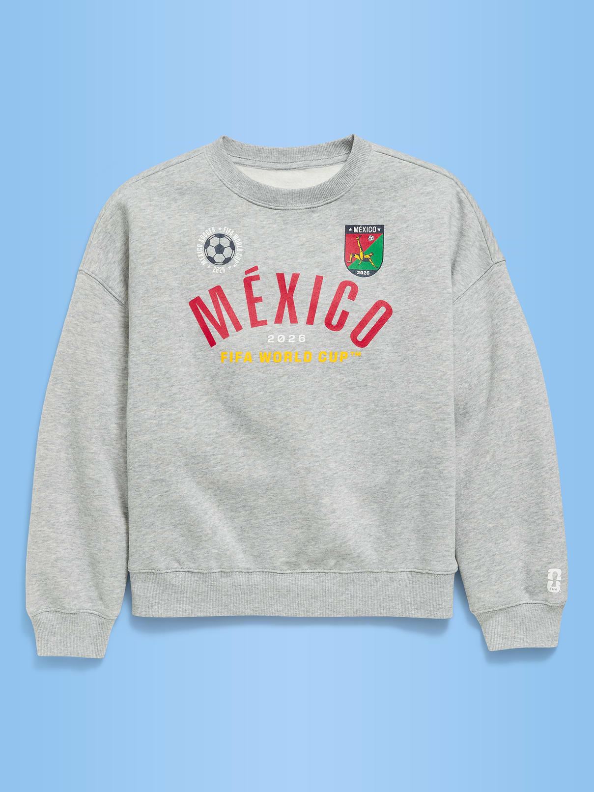 Image number 2 showing, FIFA World Cup 26™ Mexico Oversized Tunic Sweatshirt for Girls