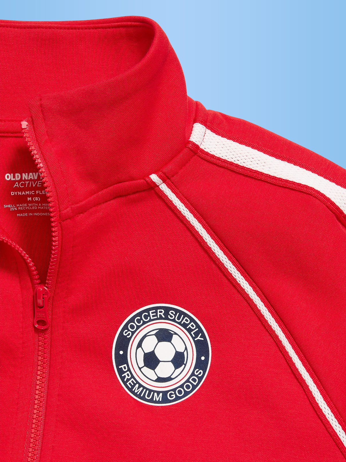 Image number 3 showing, Dynamic Fleece USA Full-Zip Graphic Jacket for Girls