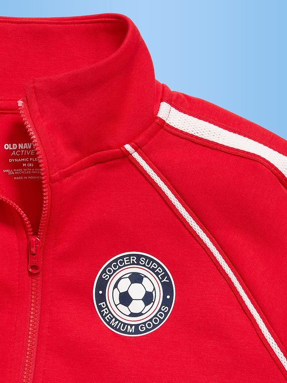 Dynamic Fleece USA Full-Zip Graphic Jacket for Girls