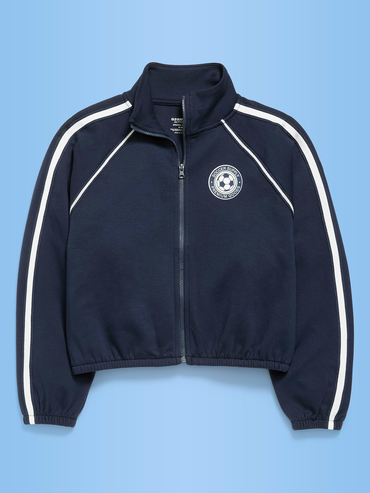 Image number 2 showing, Dynamic Fleece USA Full-Zip Graphic Jacket for Girls