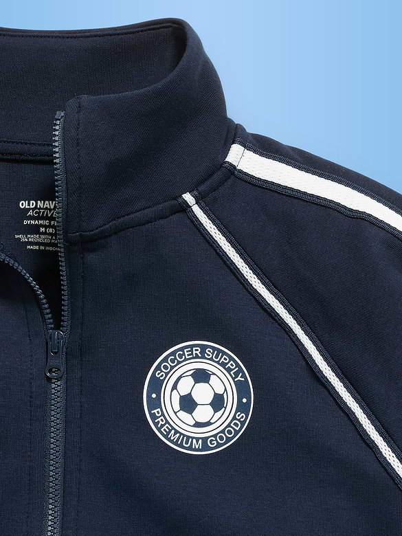 Dynamic Fleece USA Full-Zip Graphic Jacket for Girls