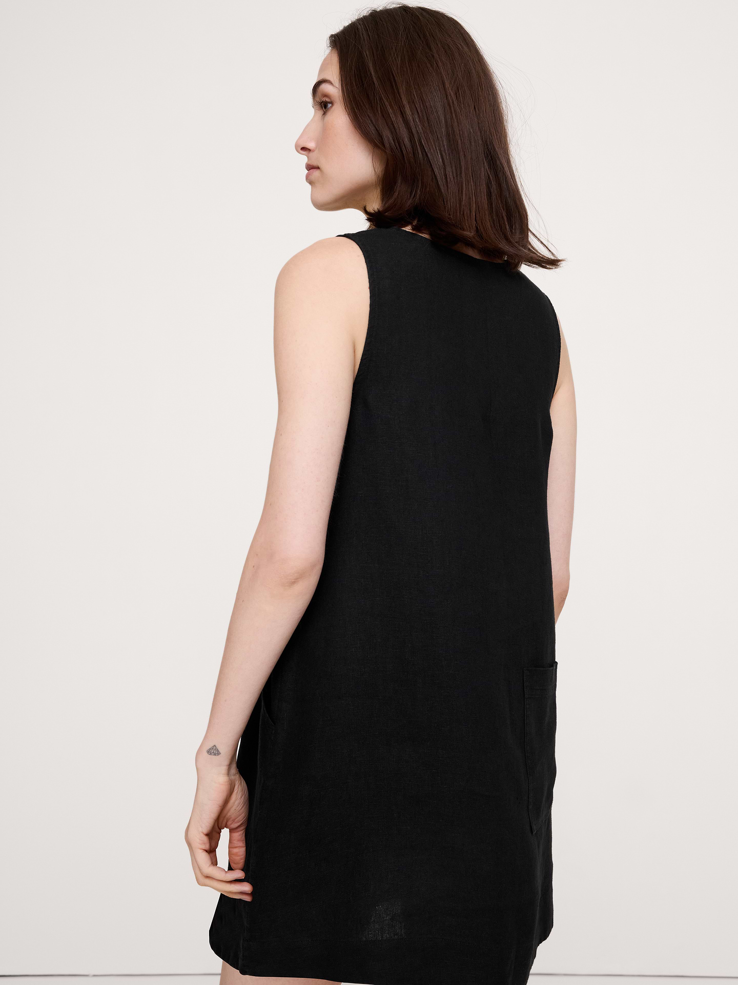 Image number 5 showing, Linen Shift Dress