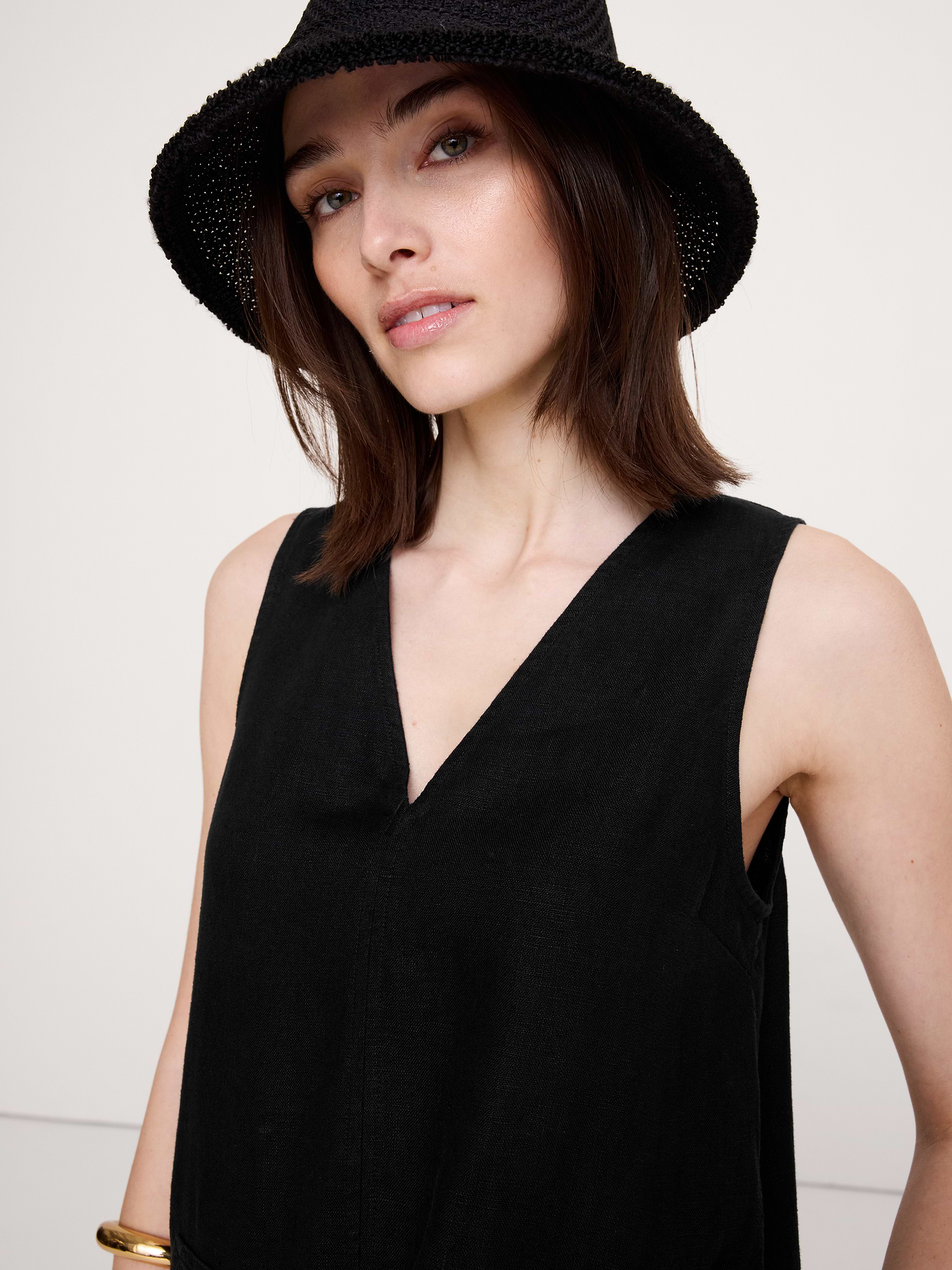 Image number 6 showing, Linen Shift Dress