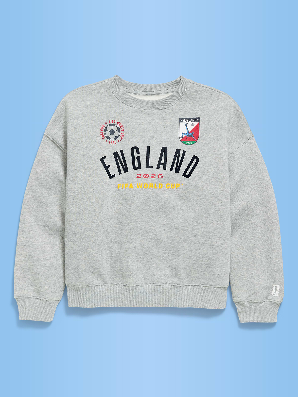 Image number 2 showing, FIFA World Cup 26™ England Oversized Graphic Tunic Sweatshirt for Girls