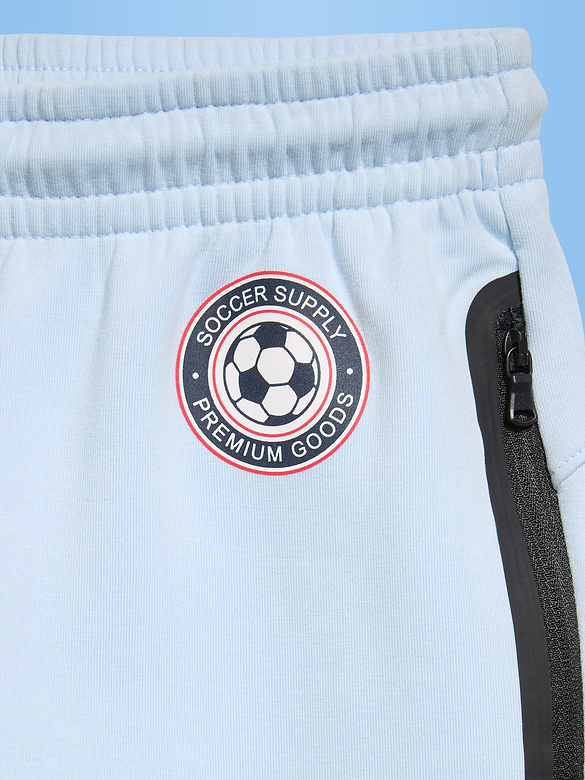 Pantalon de jogging en Molleton dynamique à imprimé de soccer pour garçon