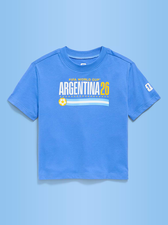 FIFA World Cup 26™ Argentina Oversized Unisex Graphic T-Shirt for Toddler