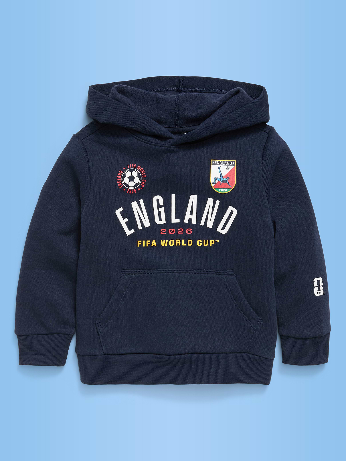 Image number 2 showing, FIFA World Cup 26™ England Oversized Pullover Hoodie for Toddler Boys