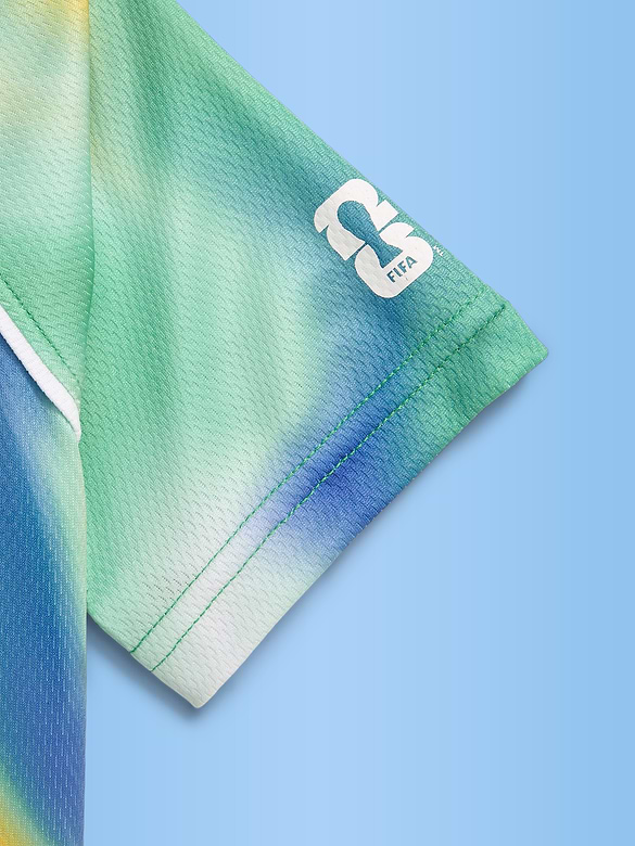 T-shirt à col en jersey Coupe du monde de la FIFA 26™, Brésil unisexe pour tout-petit