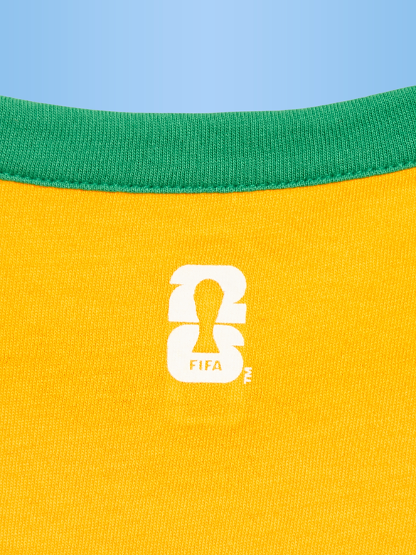 FIFA World Cup 26™ Brazil Smocked Graphic T-Shirt for Women