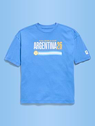 L'image numéro 2 présente T-shirt surdimensionné à imprimé Coupe du monde de la FIFA 26™, Argentine pour garçon
