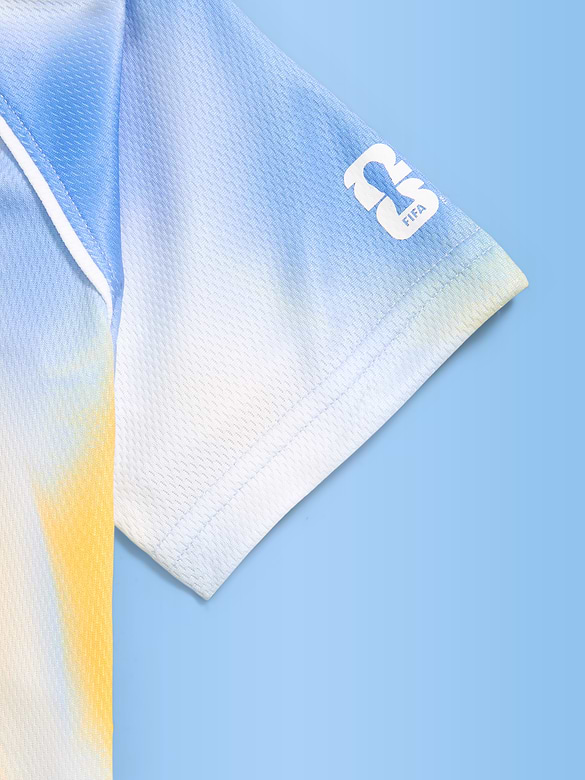 T-shirt à col en jersey Coupe du monde de la FIFA 26™, Argentine unisexe pour tout-petit