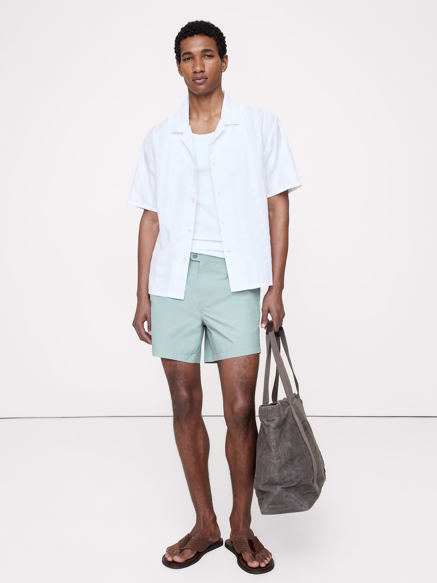 Image number 1 showing, 6" Calder Side-Elastic Swim Trunk by Onia