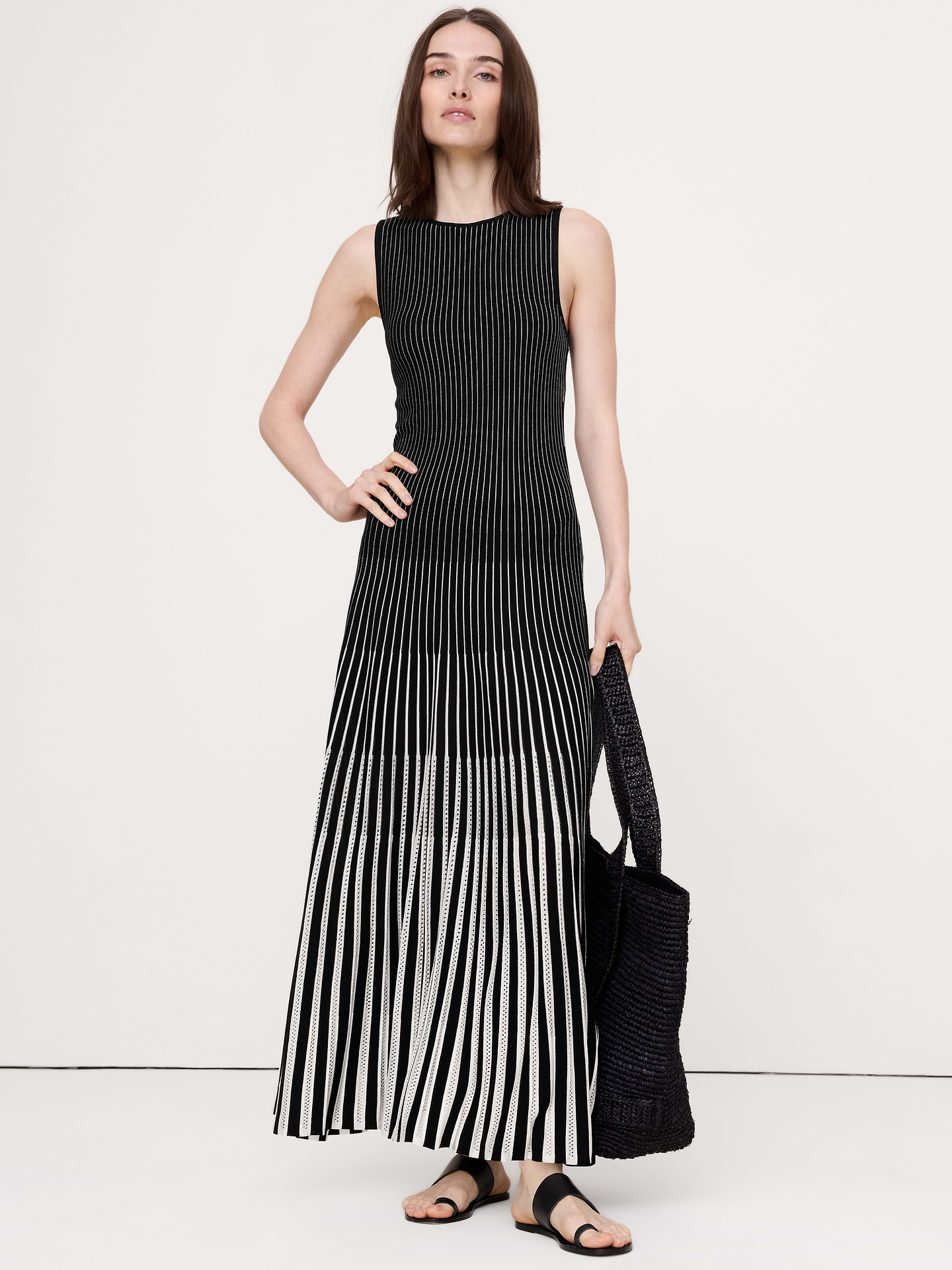 Image number 1 showing, Sculpted Eyelet Maxi Dress