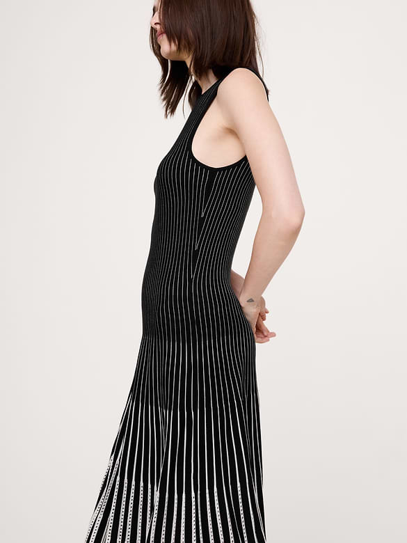 Sculpted Eyelet Maxi Dress