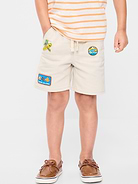 L'image numéro 2 présente Short en denim coupe généreuse à taille élastique pour tout-petit