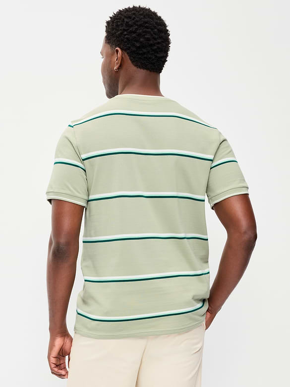 Crew-Neck Pique T-Shirt