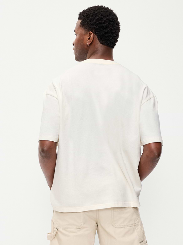 Oversized Heavyweight Garment-Washed T-Shirt