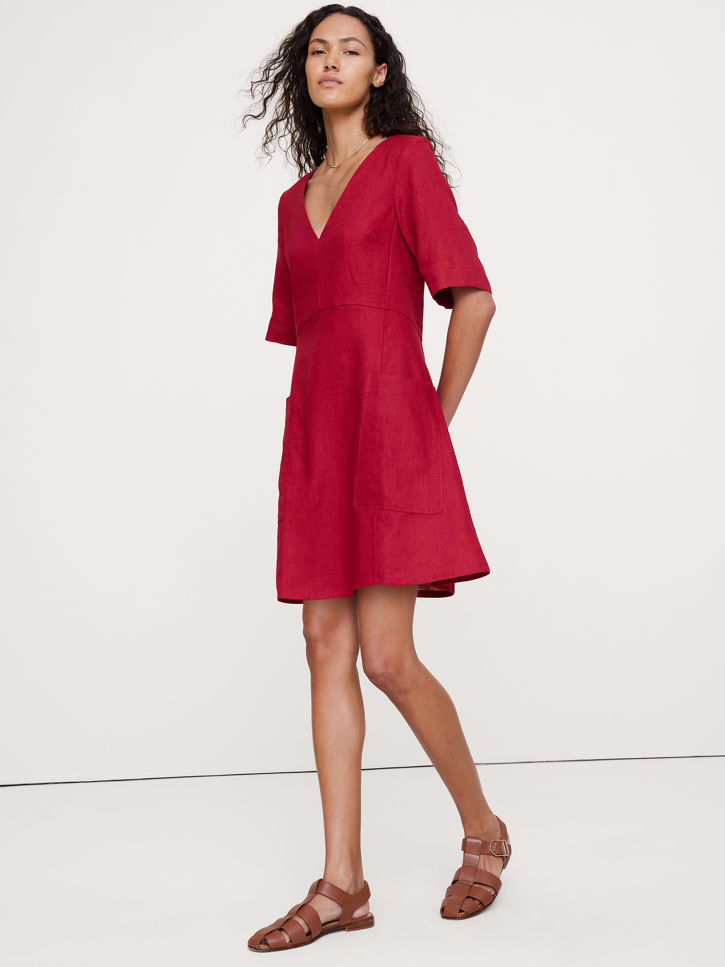 Image number 1 showing, Pocket Mini Dress