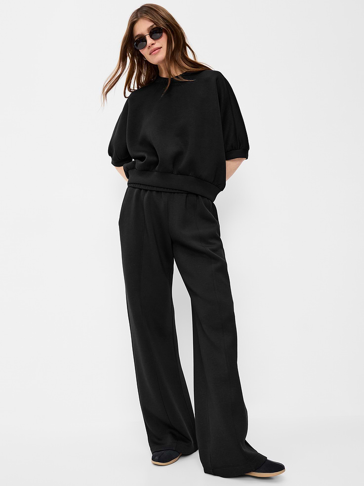 Image 3 of 8, Bounce Fleece Dolman-Sleeve Top