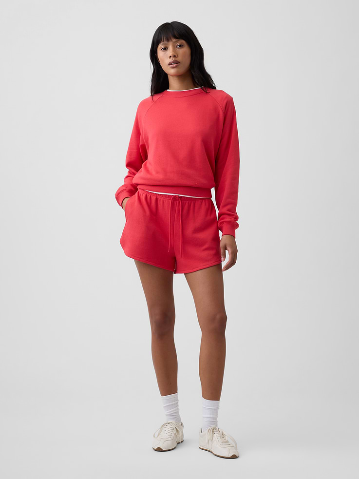 Image 3 of 5, Relaxed French Terry Crewneck Sweatshirt