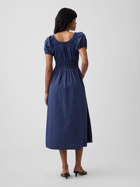Puff Sleeve Maxi Dress