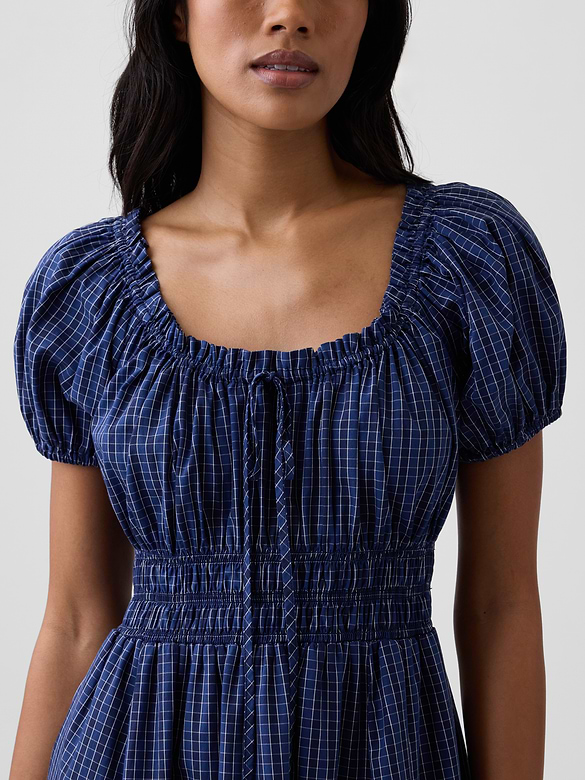 Puff Sleeve Maxi Dress