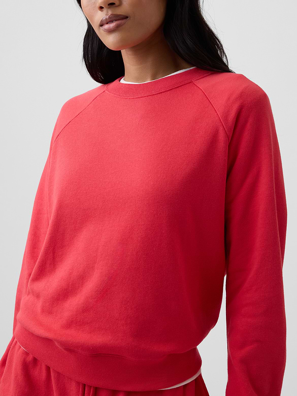 Relaxed French Terry Crewneck Sweatshirt