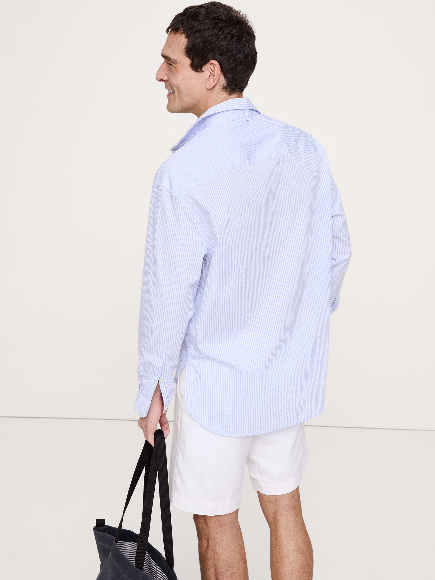 Image number 2 showing, Relaxed-Fit Plaid Seersucker Shirt