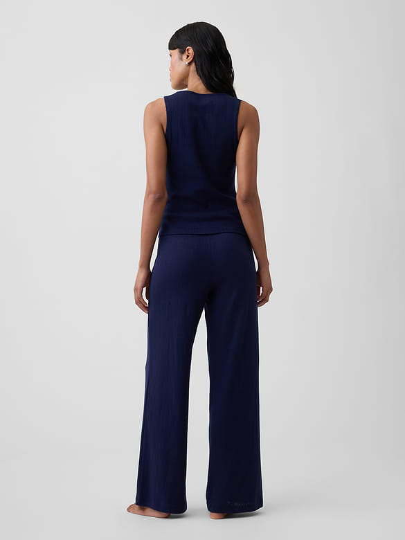 Relaxed Pointelle PJ Pants