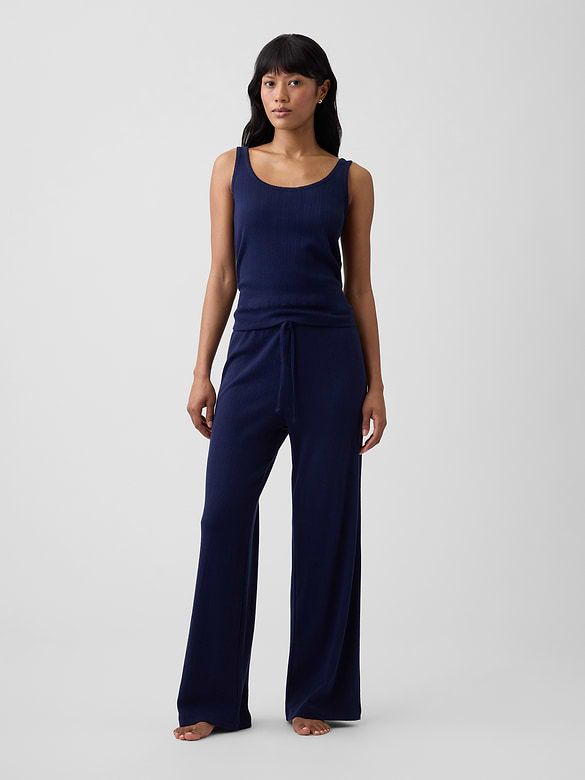 Relaxed Pointelle PJ Pants